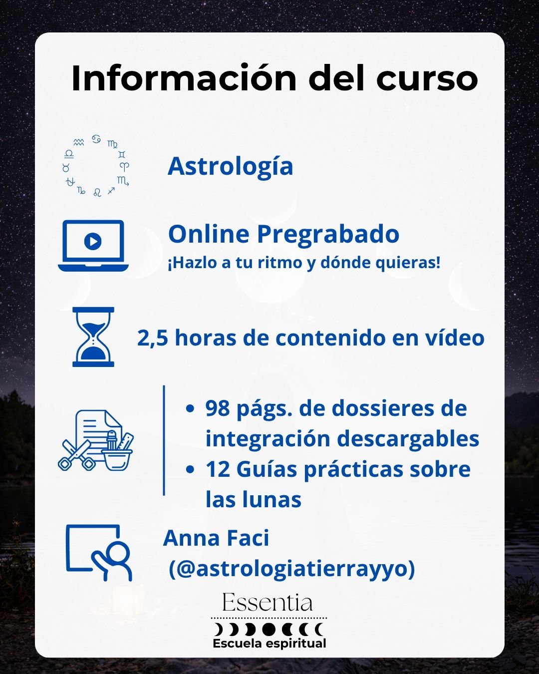 Curso La Luna: El refugio del Ser