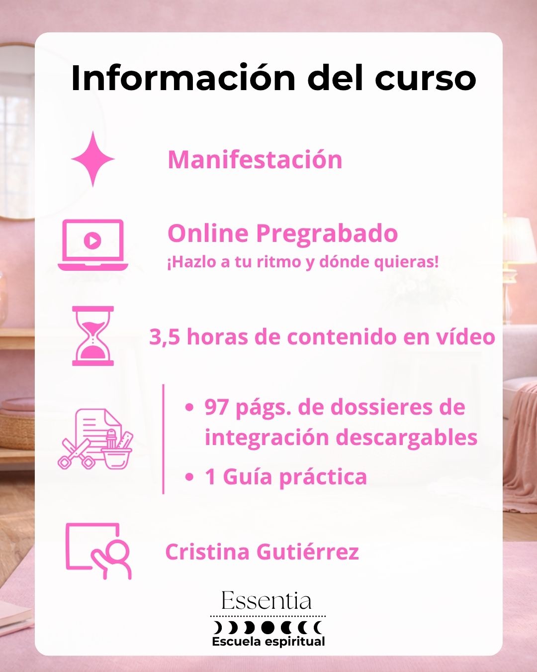 Curso De sueño a realidad: cumple tu sueño desde la esencia