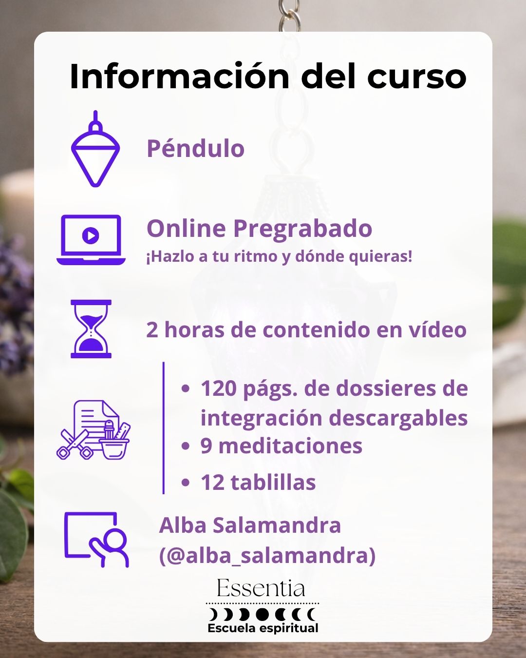 Curso de Péndulo. Nivel 1