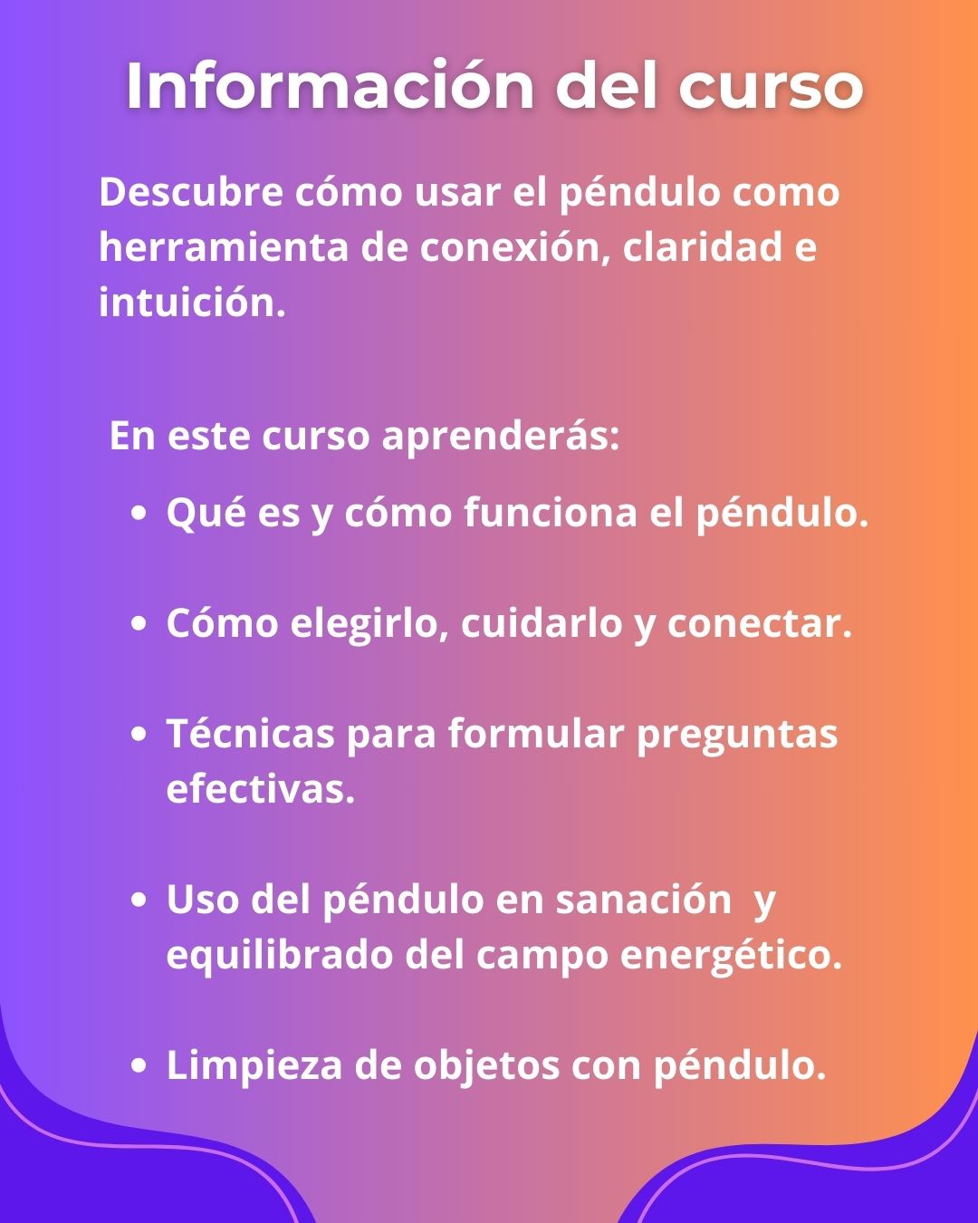 Pendulum Course Level 1 (21/11/2025)