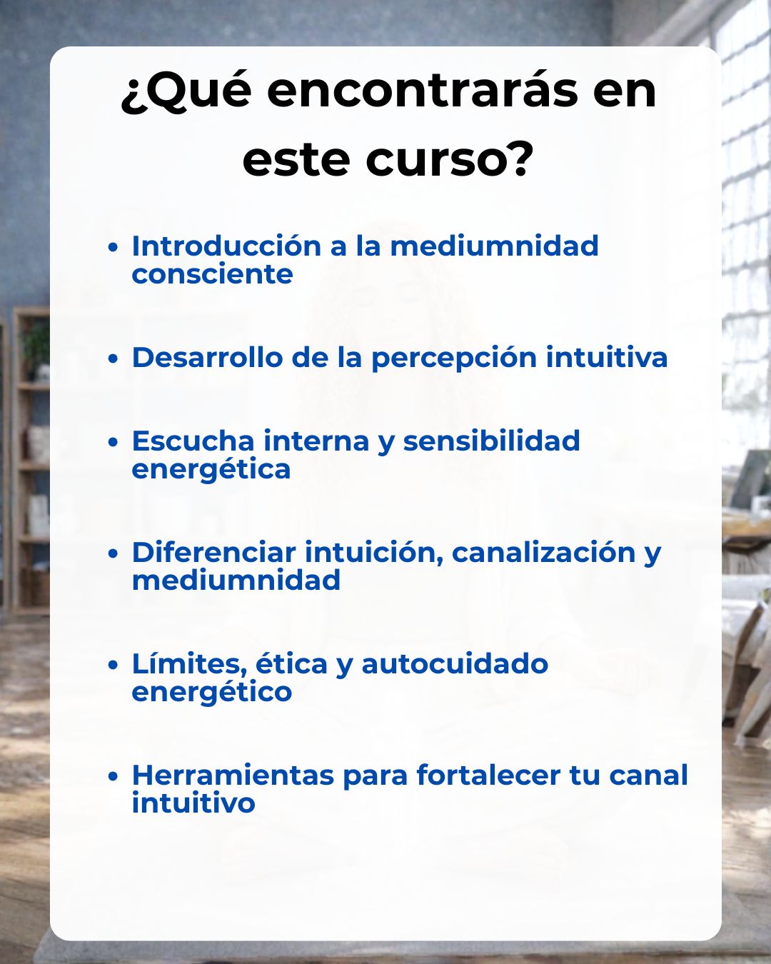 Curso de Mediumnidad Consciente. Nivel 1: Raíz.